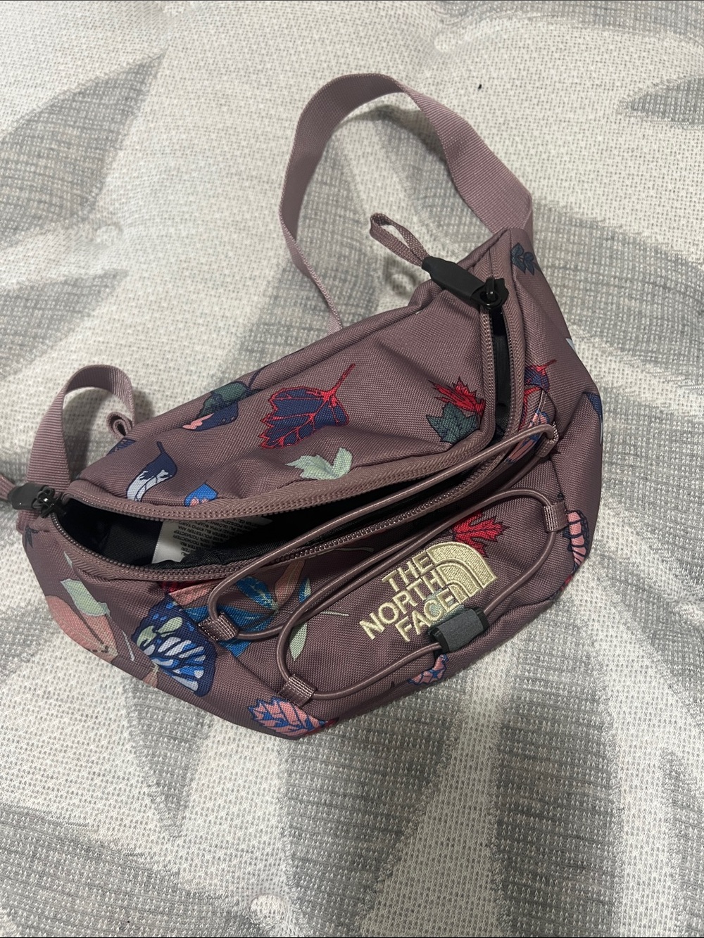 The North Face Mauve Floral Jester Lumbar  Fanny Pack